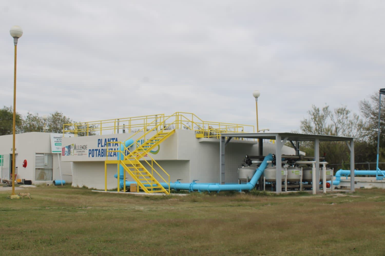 Instalan nuevo equipo para mejorar suministro de agua potable en Allende