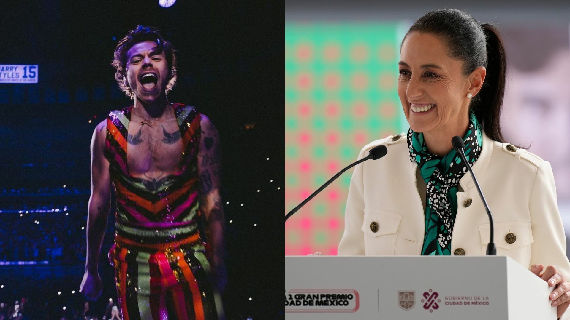 Claudia Sheinbaum da la bienvenida a Harry Styles a la CDMX