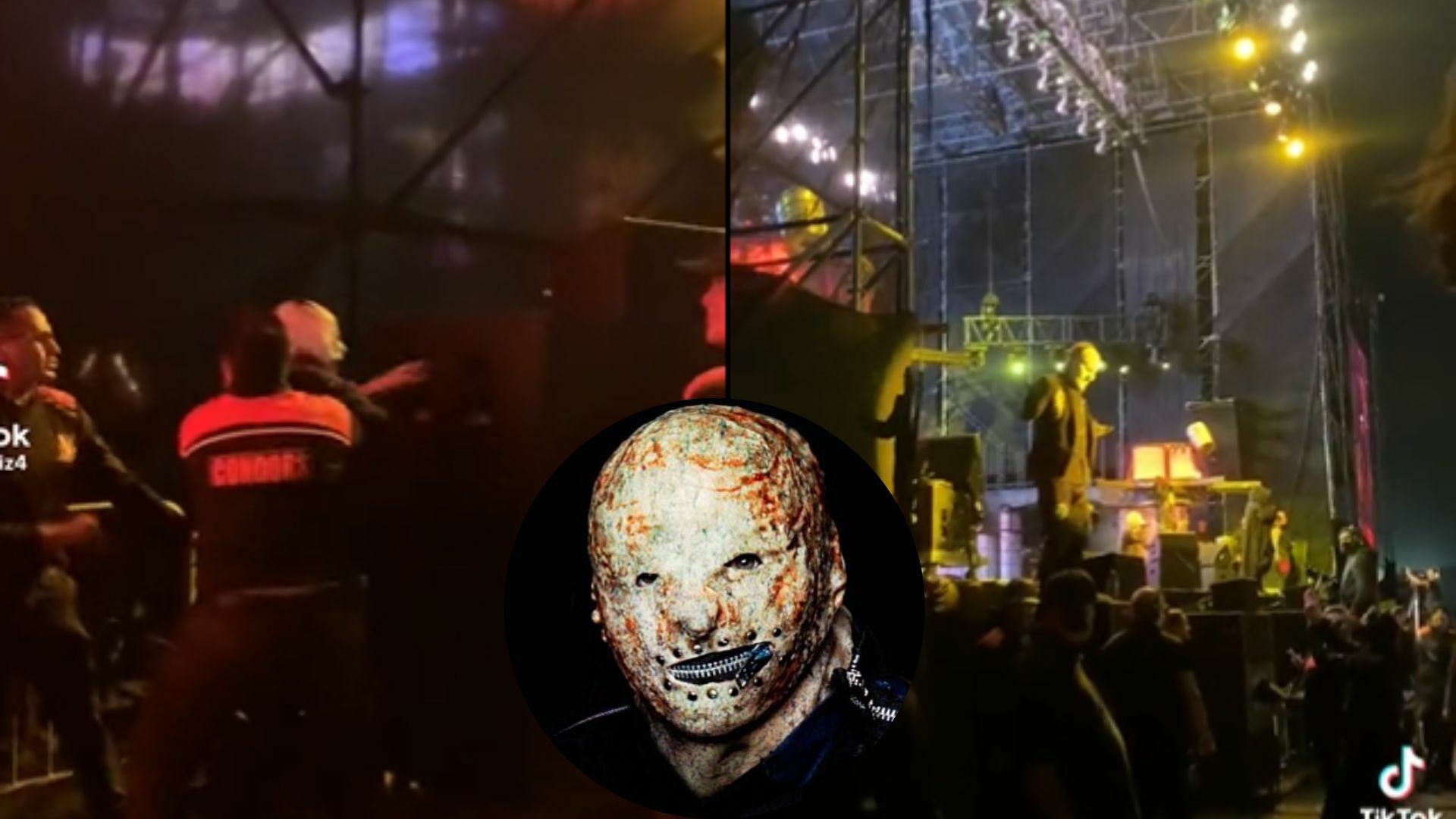 VIRAL: Seguridad confunde a integrante de Slipknot con fan y forceja con él