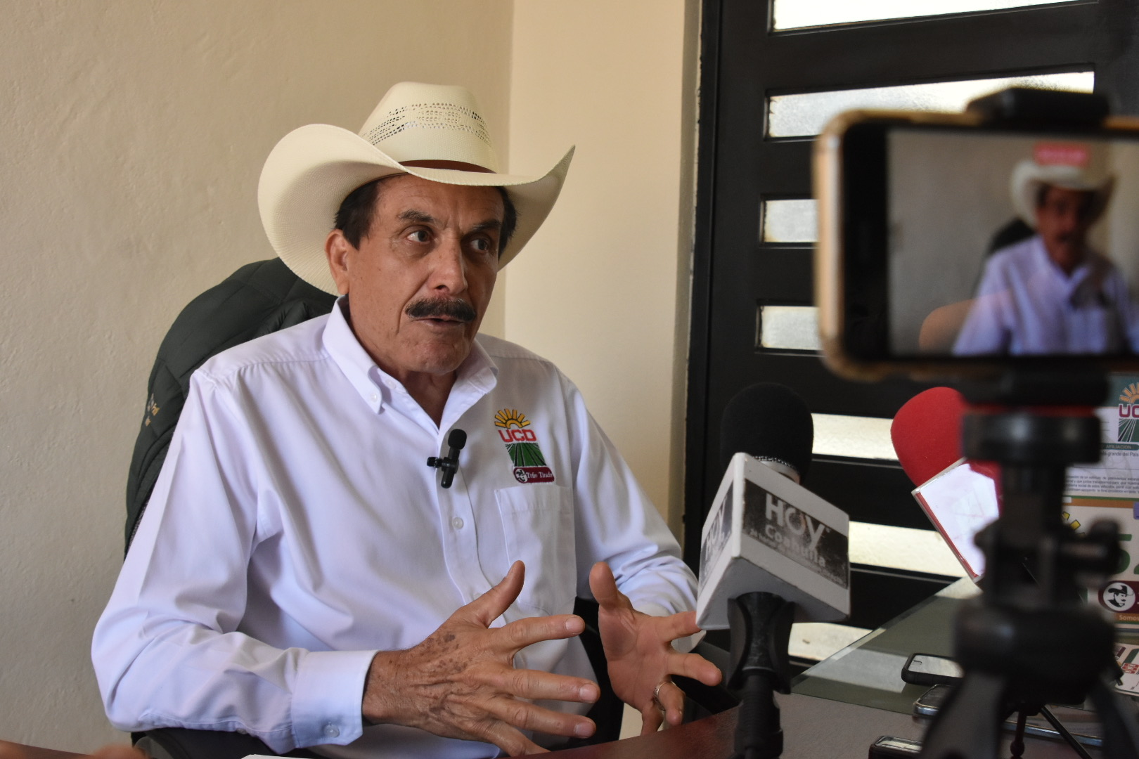 Antonio Tirado Patiño, dirigente de la Unión Campesina Democrática (UCD). (Foto: SERGIO A. RODRÍGUEZ / EL SIGLO COAHUILA)