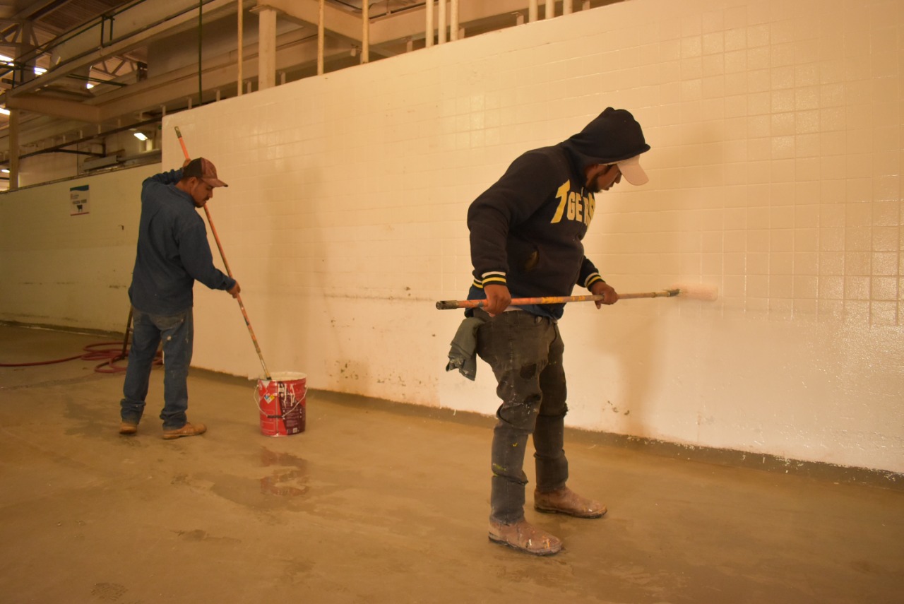 Se realizó el mantenimiento en las instalaciones del Rastro Municipal. (CORTESÍA)