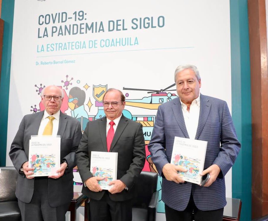 Secretaría de Salud de Coahuila presenta libro sobre acciones y estrategias realizadas en la pandemia de COVID-19