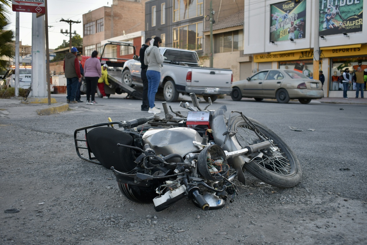 En este mes se han incrementado los accidentes, especialmente en lo que corresponde a los conductores de motocicletas. (EL SIGLO DE TORREÓN)