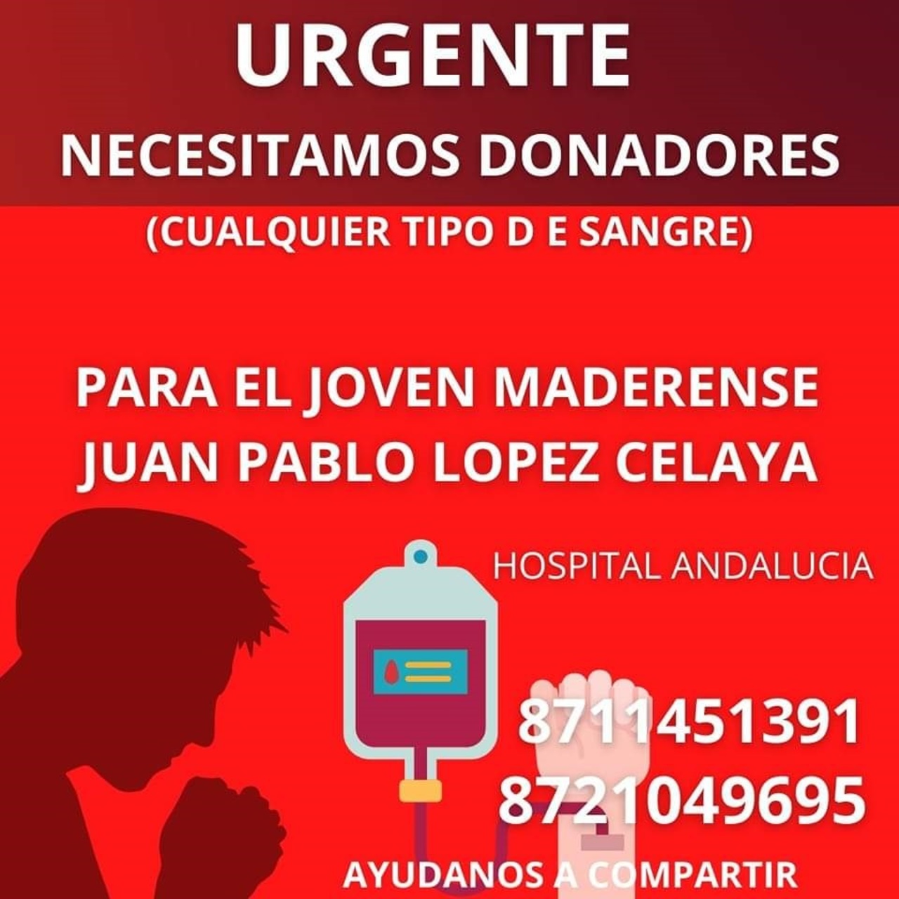 Fue necesario ingresar al joven al Hospital Andalucía de Torreón. (EL SIGLO DE TORREÓN)