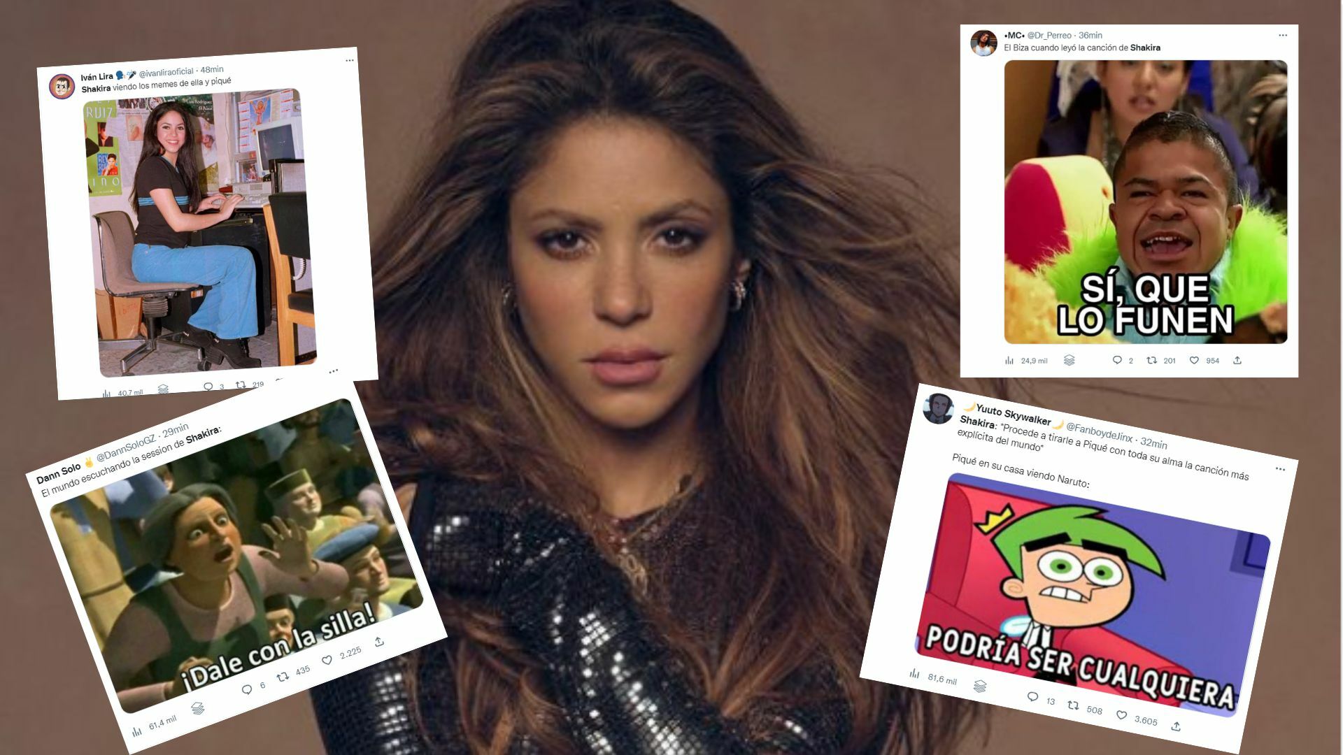 Los mejores memes que dejó la colaboración de Shakira y Bizarrap