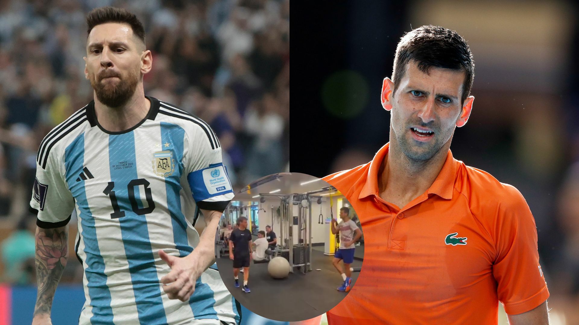'¿Qué mirás bobo?', Novak Djokovic se mofa e imita a Messi