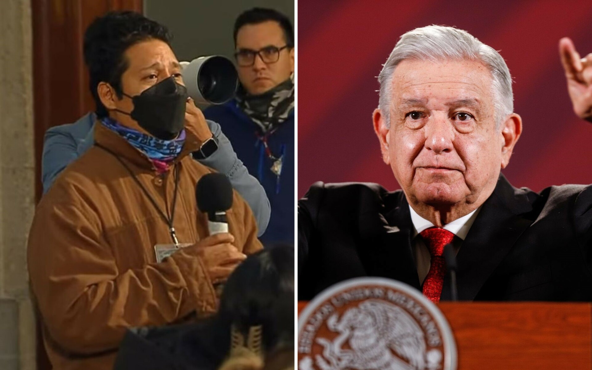 El presidente López Obrador respondió que los recibiría la secretaria de Seguridad, Rosa Icela Rodríguez. (ESPECIAL)