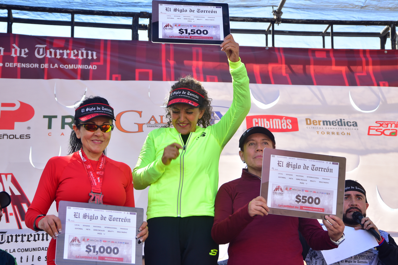 Los y las atletas más rápidos de la Comarca Lagunera y el norte del país, son premiados con efectivo de acuerdo a su respectiva categoría.