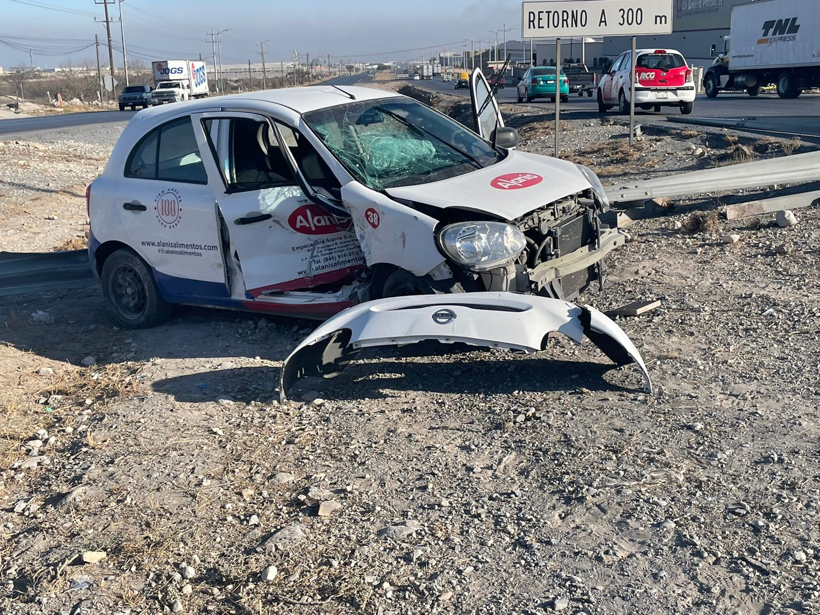 Se reportó una persona lesionada tras el accidente. (EL SIGLO COAHUILA)