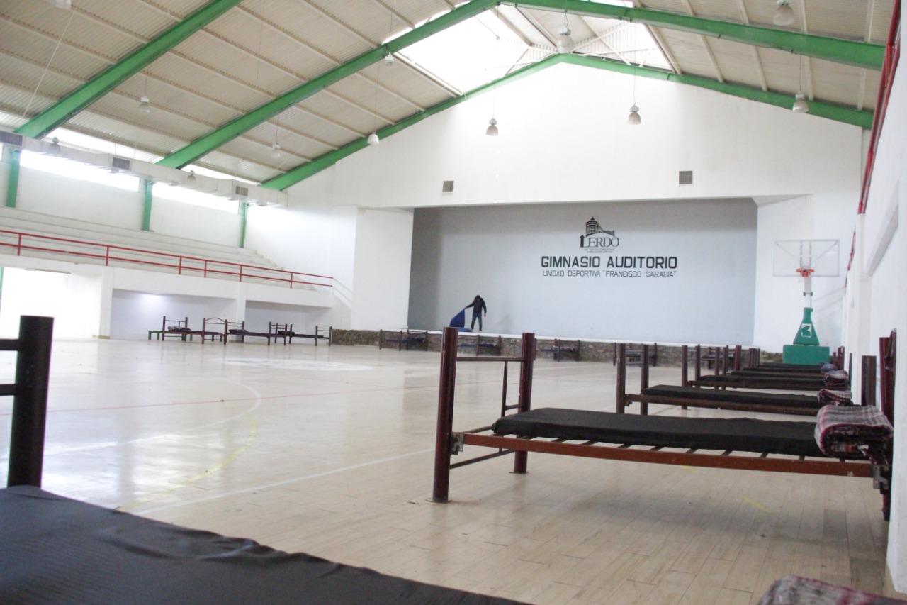 Protección Civil pone a disposición Refugio Temporal en la Unidad Deportiva Francisco Sarabia