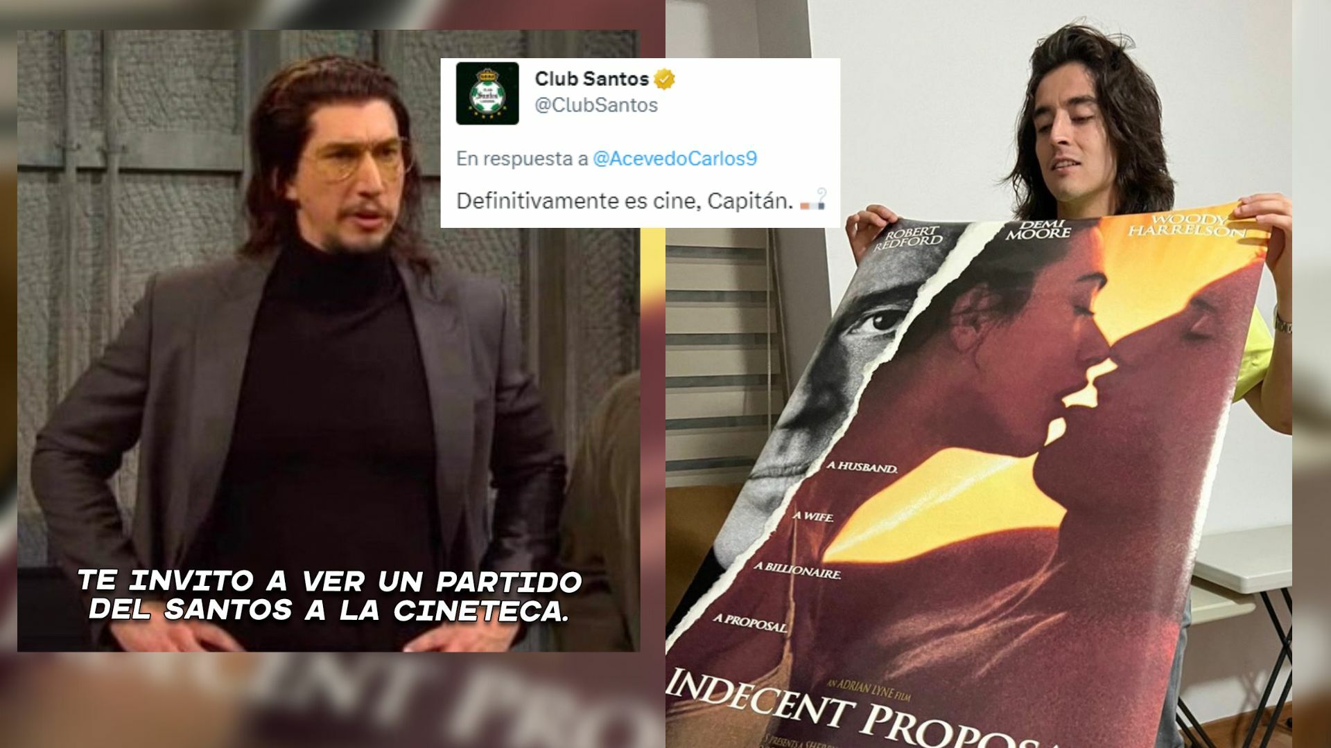 Carlos Acevedo se pone a hablar de cine y todos 'lo alaban'