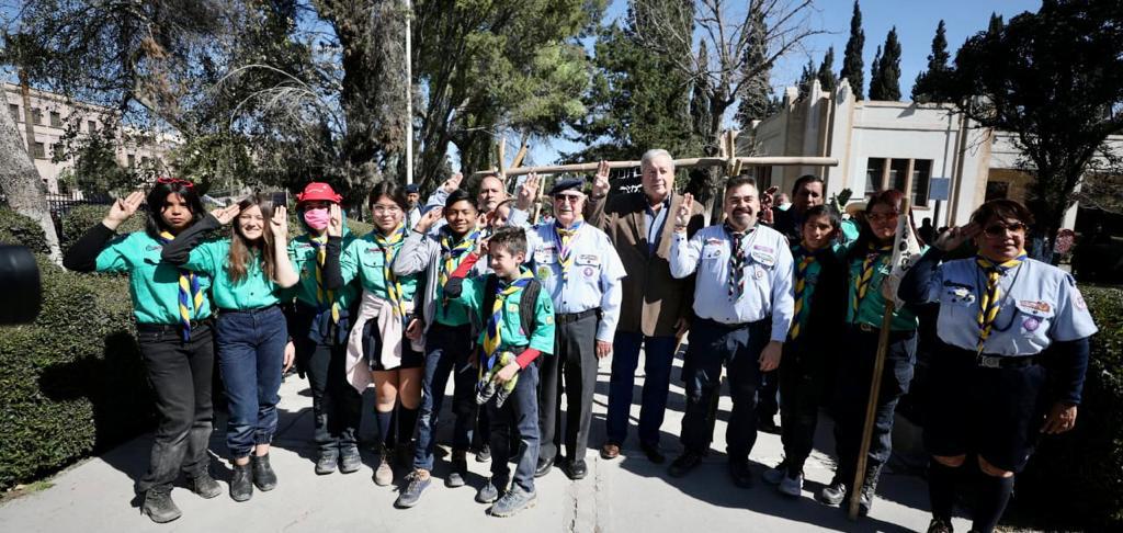 Destaca alcalde trabajo de scouts en Saltillo