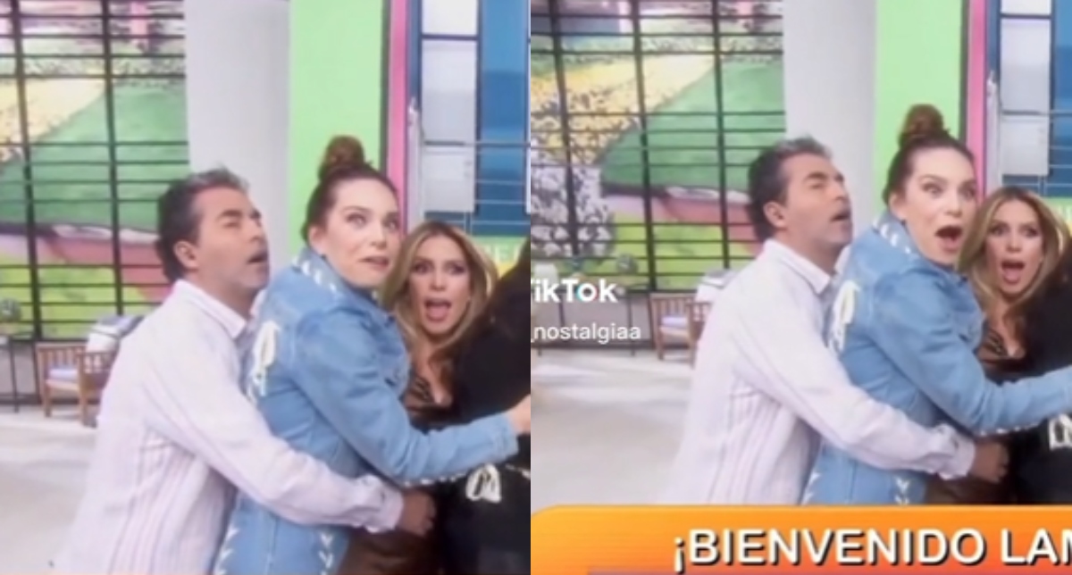 'Algo sintió', Tania Rincón y Raúl Araiza protagonizan incómodo momento durante programa