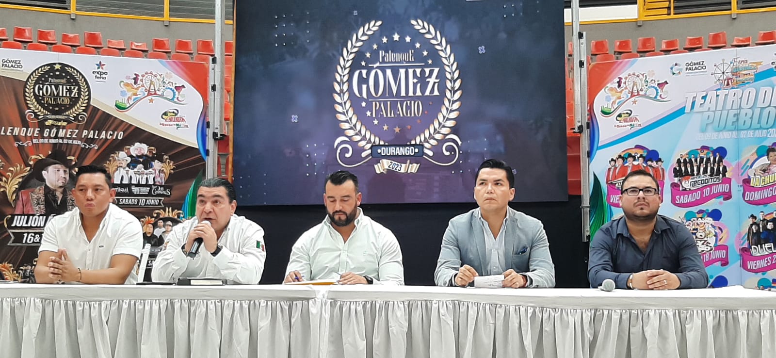 Here we present the billboard of artists who come to the Gómez Palacio Expoferia 2023 ‘A Fair with a Star’