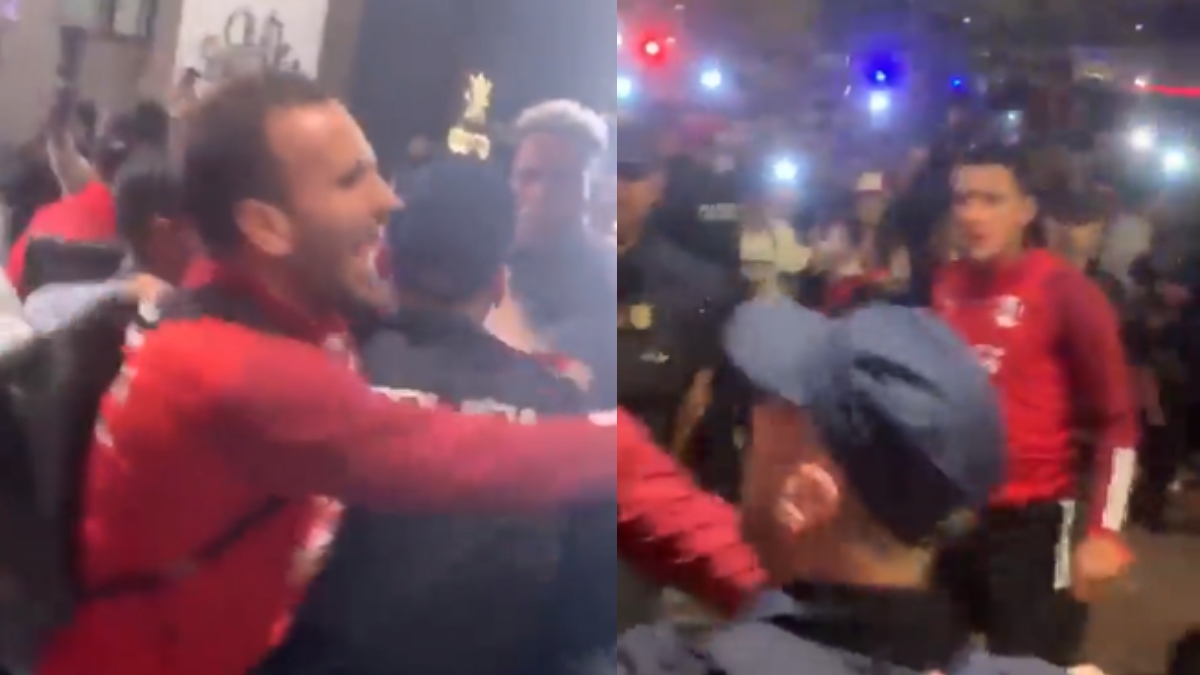 VIDEO: Dos exjugadores de la Liga MX protagonizan pelea con policía española