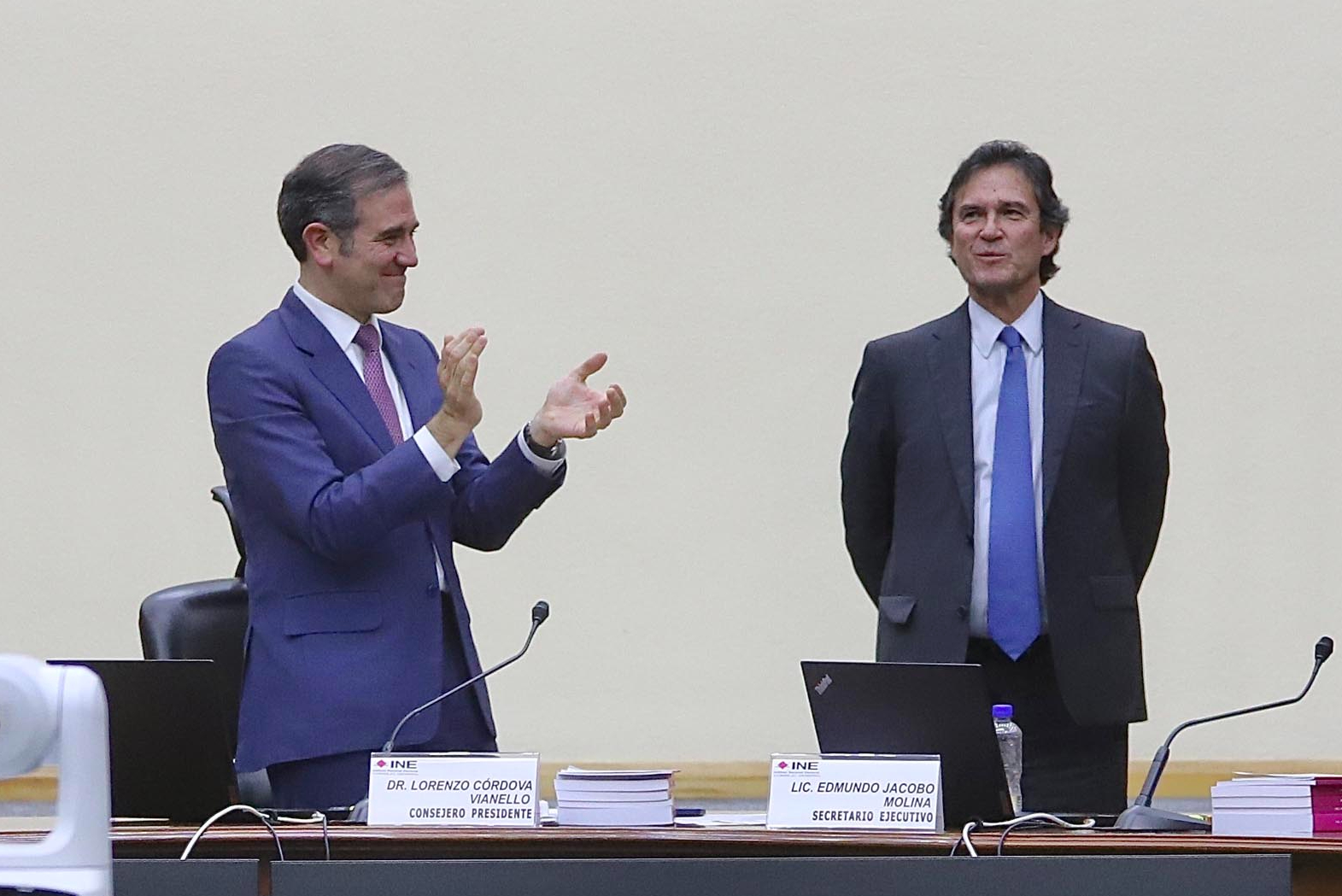 Lorenzo Córdova agradeció haber trabajado con Edmundo Jacobo en el INE. (ARCHIVO)