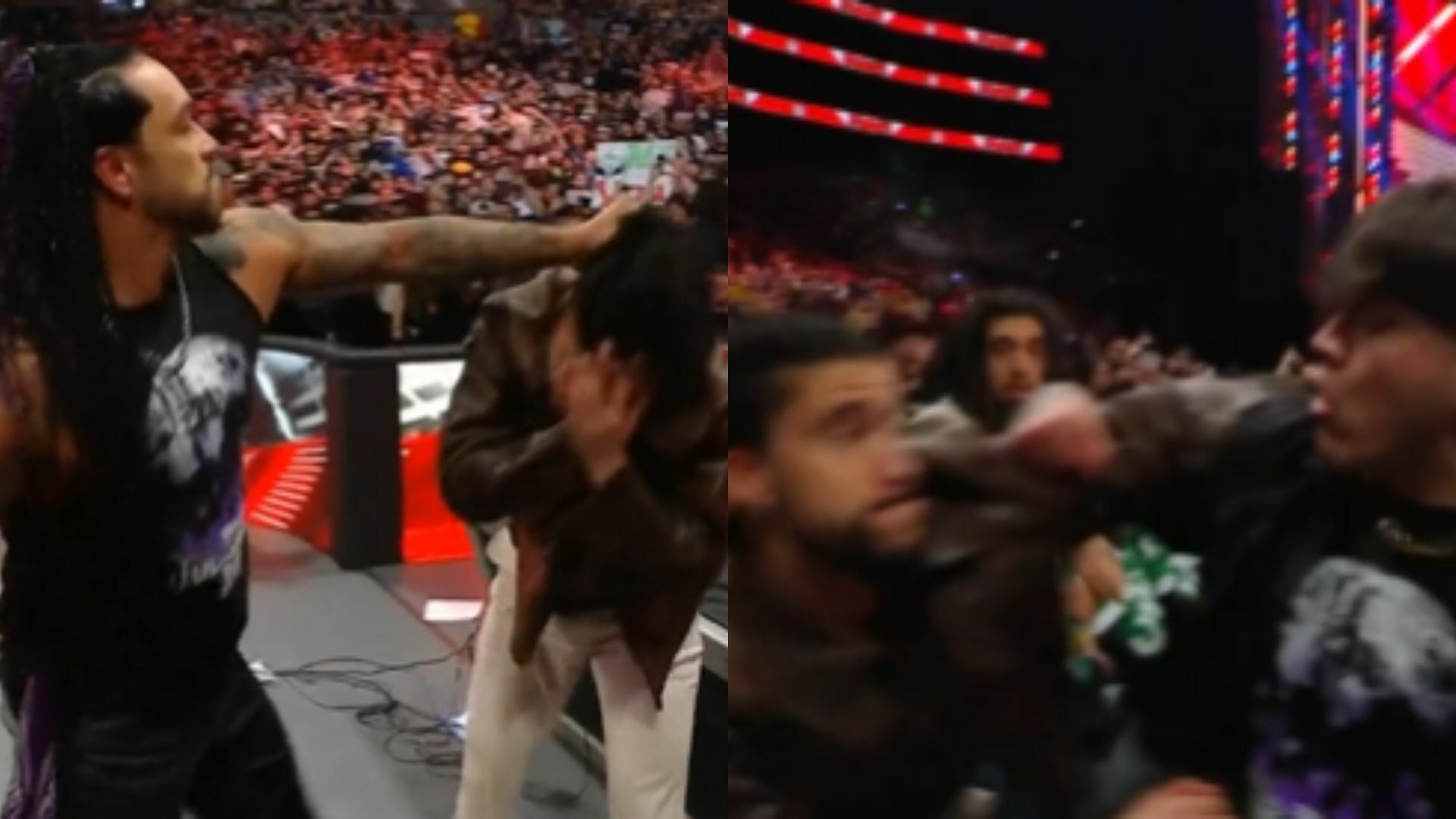 VIRAL: Damian Priest y Dominik Mysterio tienen encontronazo con Bad Bunny en la WWE Raw
