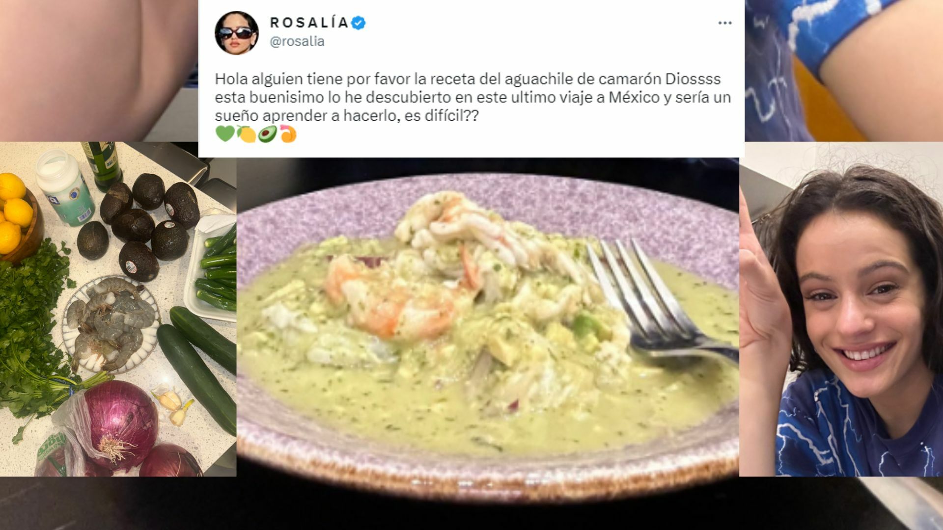 Rosalía intenta seguir la receta de los aguachiles que probó en México y  muestra el resultado | El Siglo de Torreón