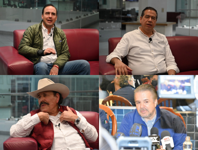 Los cuatro candidatos a la gubernatura de Coahuila ya fueron invitados al debate ciudadano que preparan organismos. (ARCHIVO)