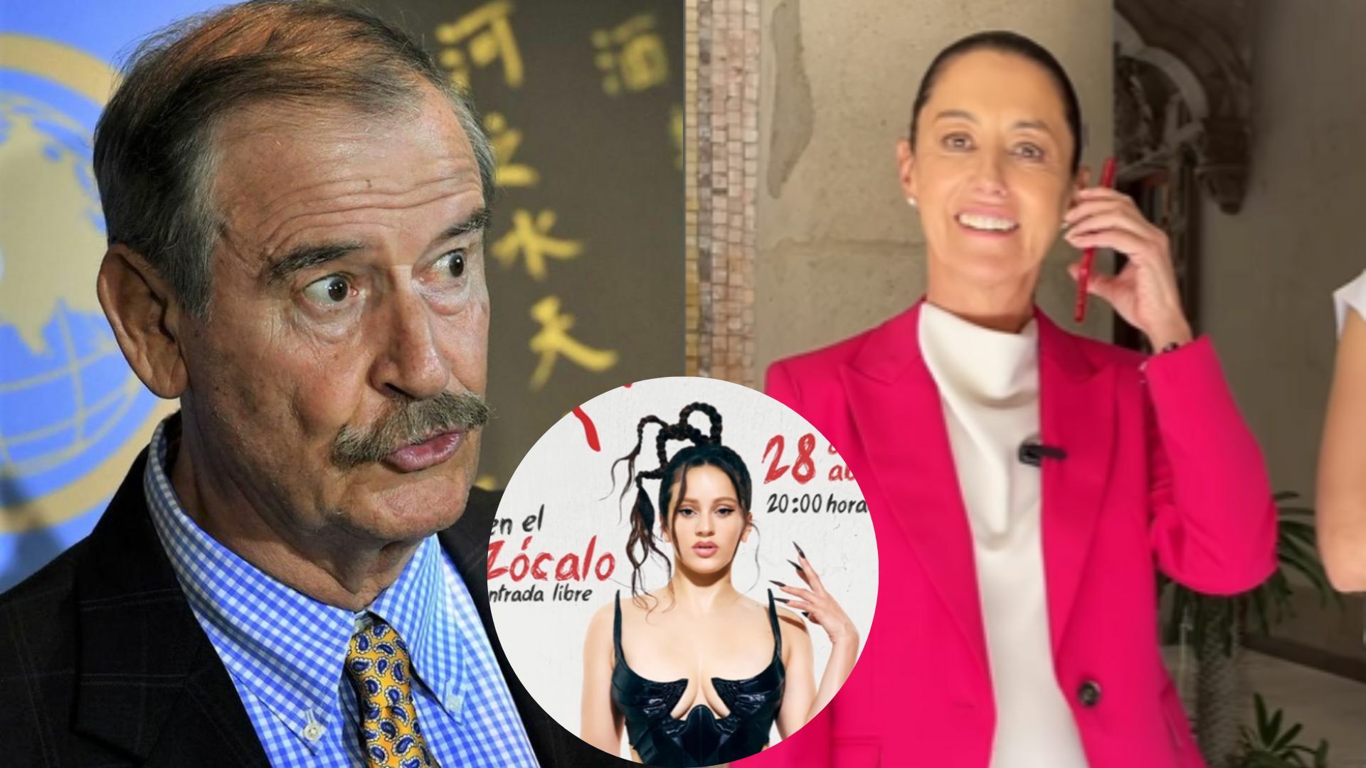 'No tienen dinero para arreglar el metro pero sí para traer a Rosalía', Vicente Fox se lanza contra Claudia Sheinbaum