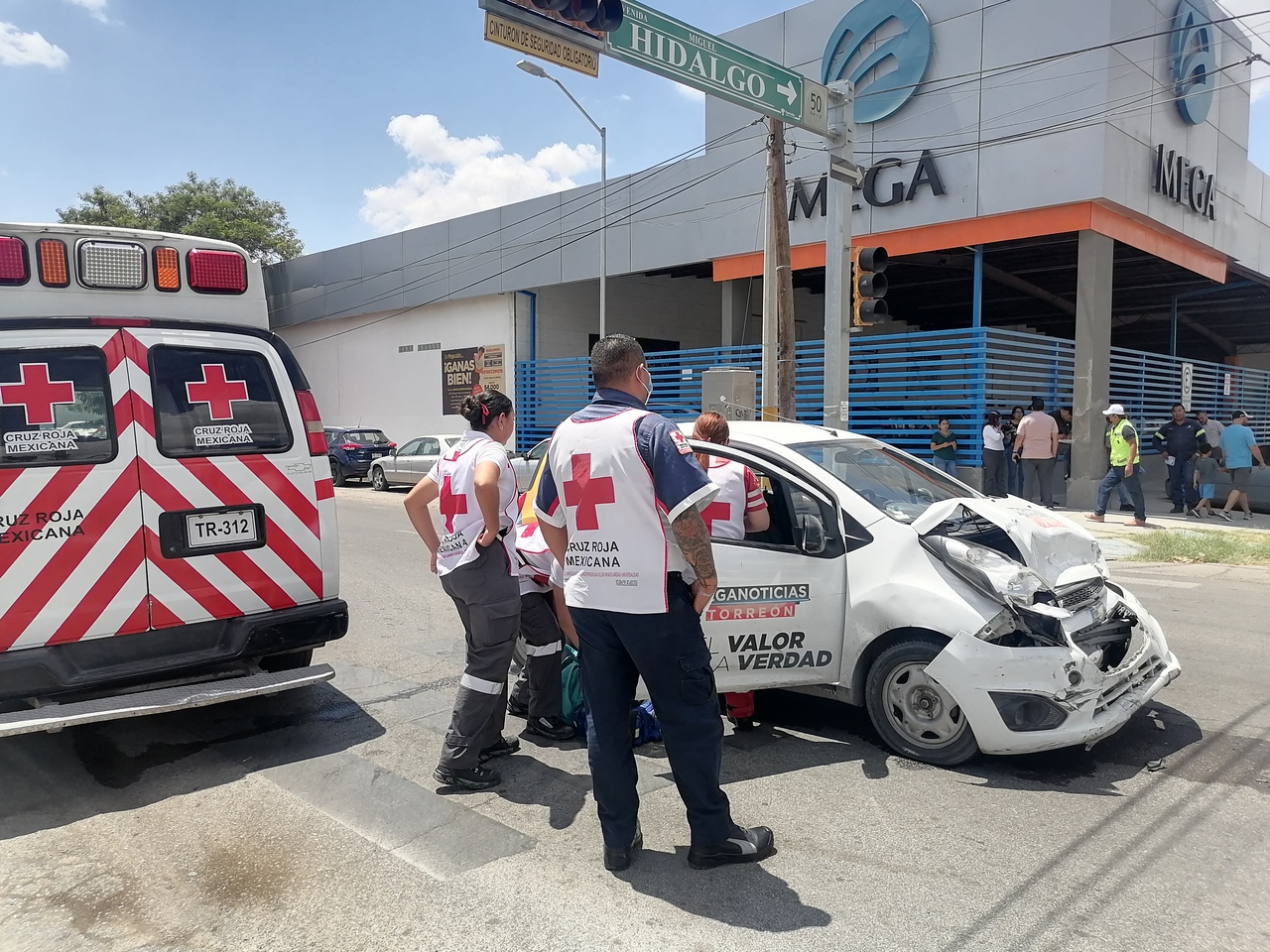 Choque deja una mujer lesionada | El Siglo de Torreón