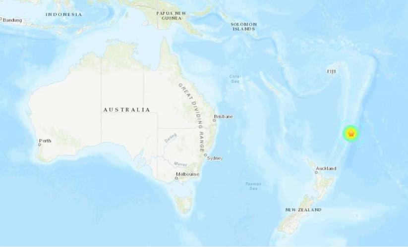 Terremoto de magnitud 7.3 sacude las aguas del norte de Nueva Zelanda