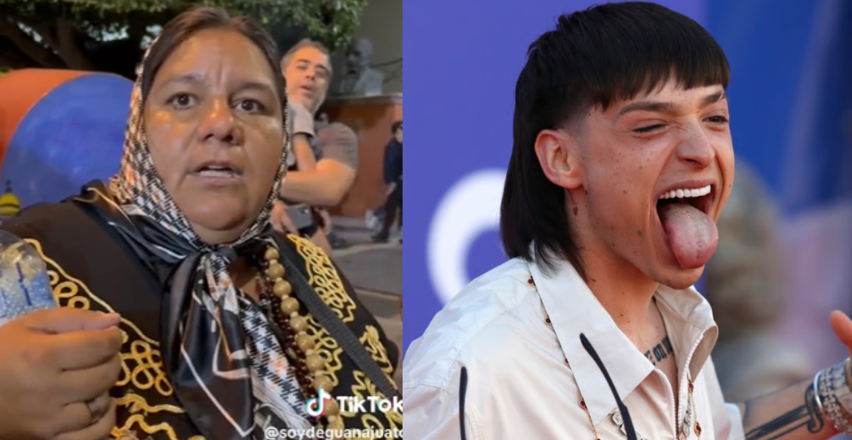 '¡Arrepiéntete, pecador!', 'Señora Católica' arremete en contra de Peso Pluma