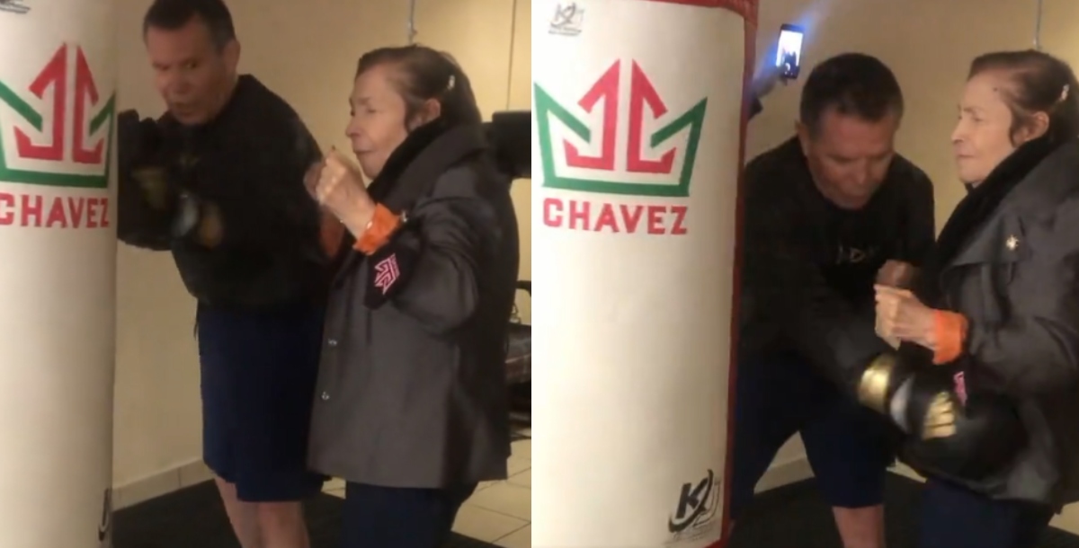 'Dios cuide siempre de ellas', Julio César Chávez comparte emotivo video junto a su mamá