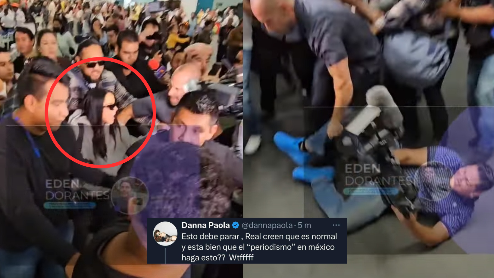 VIDEO: Prensa desata caos tras la llegada de Becky G a México
