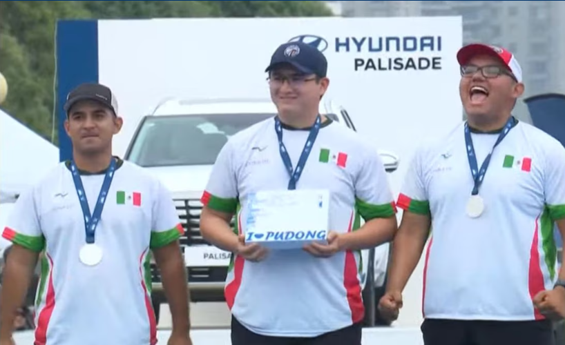 México gana plata en la Copa del Mundo de Tiro con Arco en Shanghái