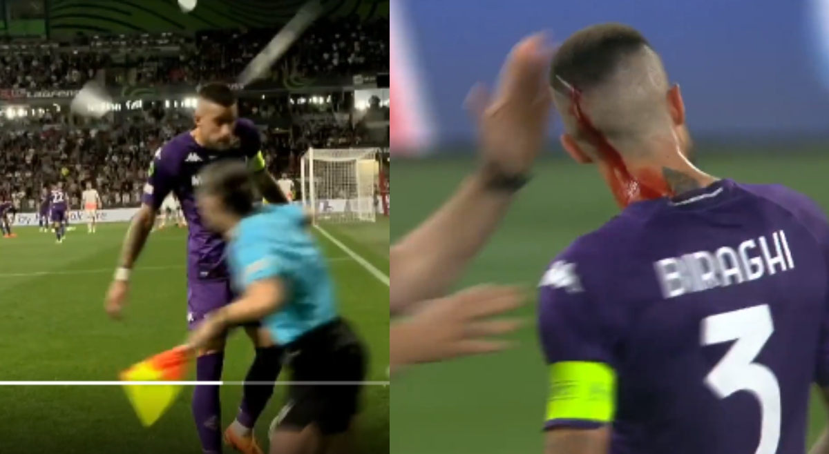 Jugador Del Fiorentina Es Golpeado Por La Afición En Plena Final De La ...