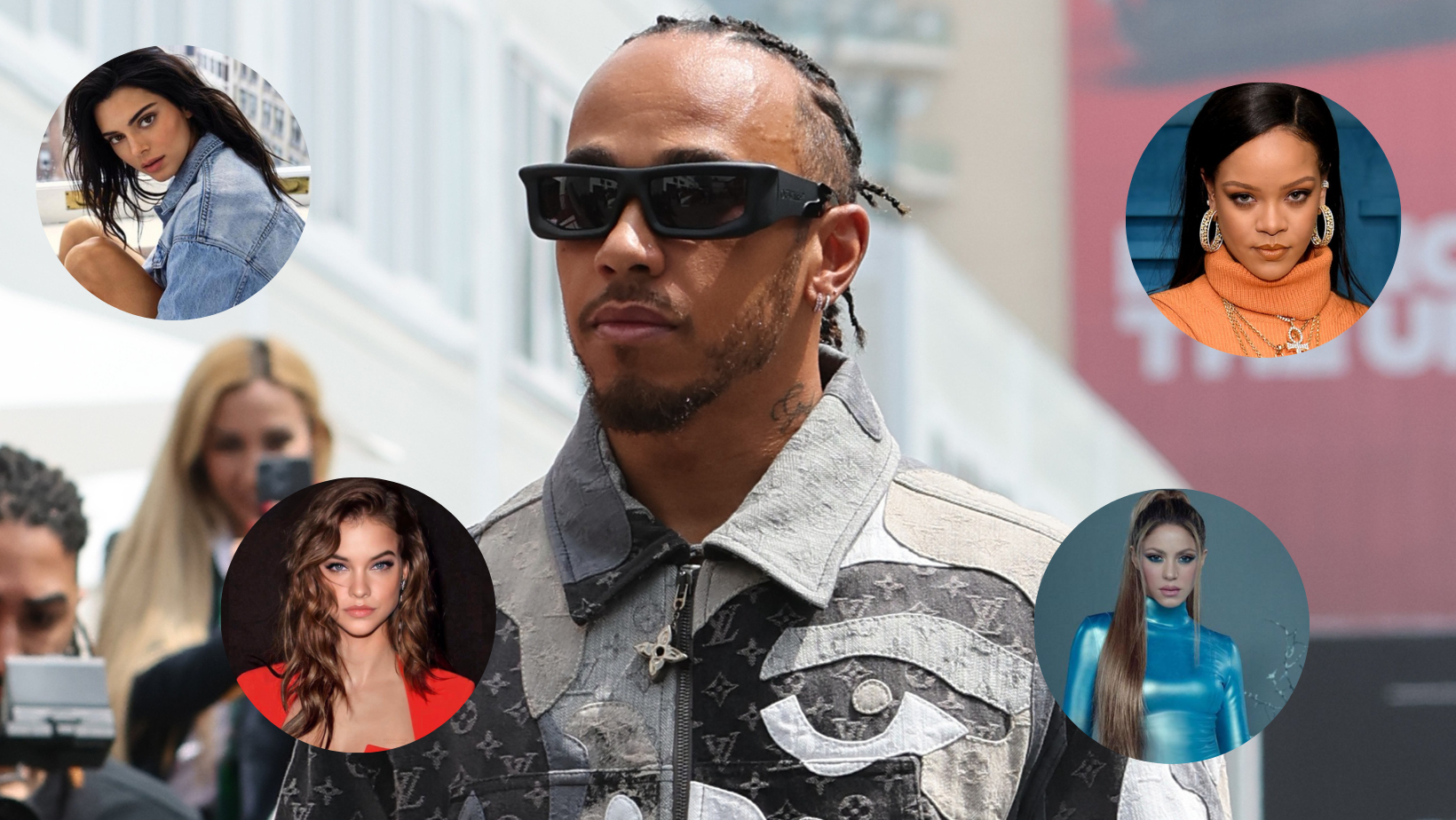 Desde Rihanna hasta Shakira, las celebridades que robaron el corazón de Lewis Hamilton