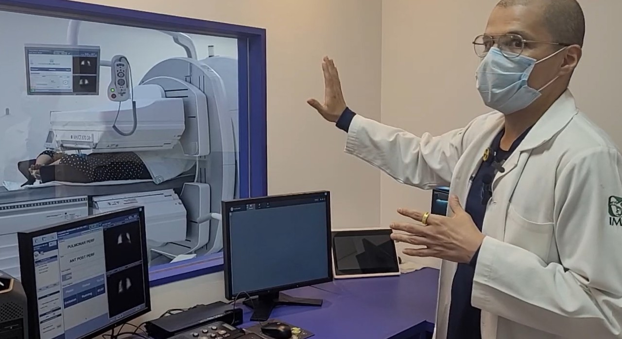 La UMAE No. 71 del IMSS anunció ayer la incorporación de la nueva tecnología de gamma cámara en detección de enfermedades. (CORTESÍA)