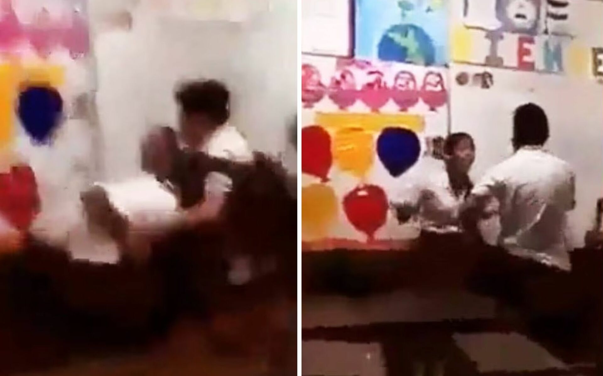 Un estudiante golpeó a su compañera de clases frente a todo el salón, en León, Guanajuato. (ESPECIAL)