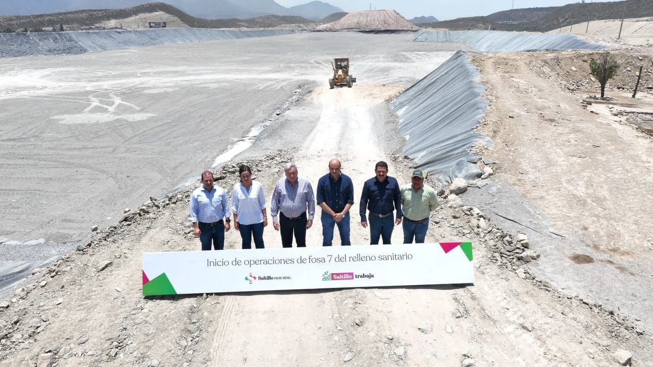 Chema Fraustro dio a conocer que la fosa está preparada para la extracción del biogás que permite la generación de energía eléctrica.