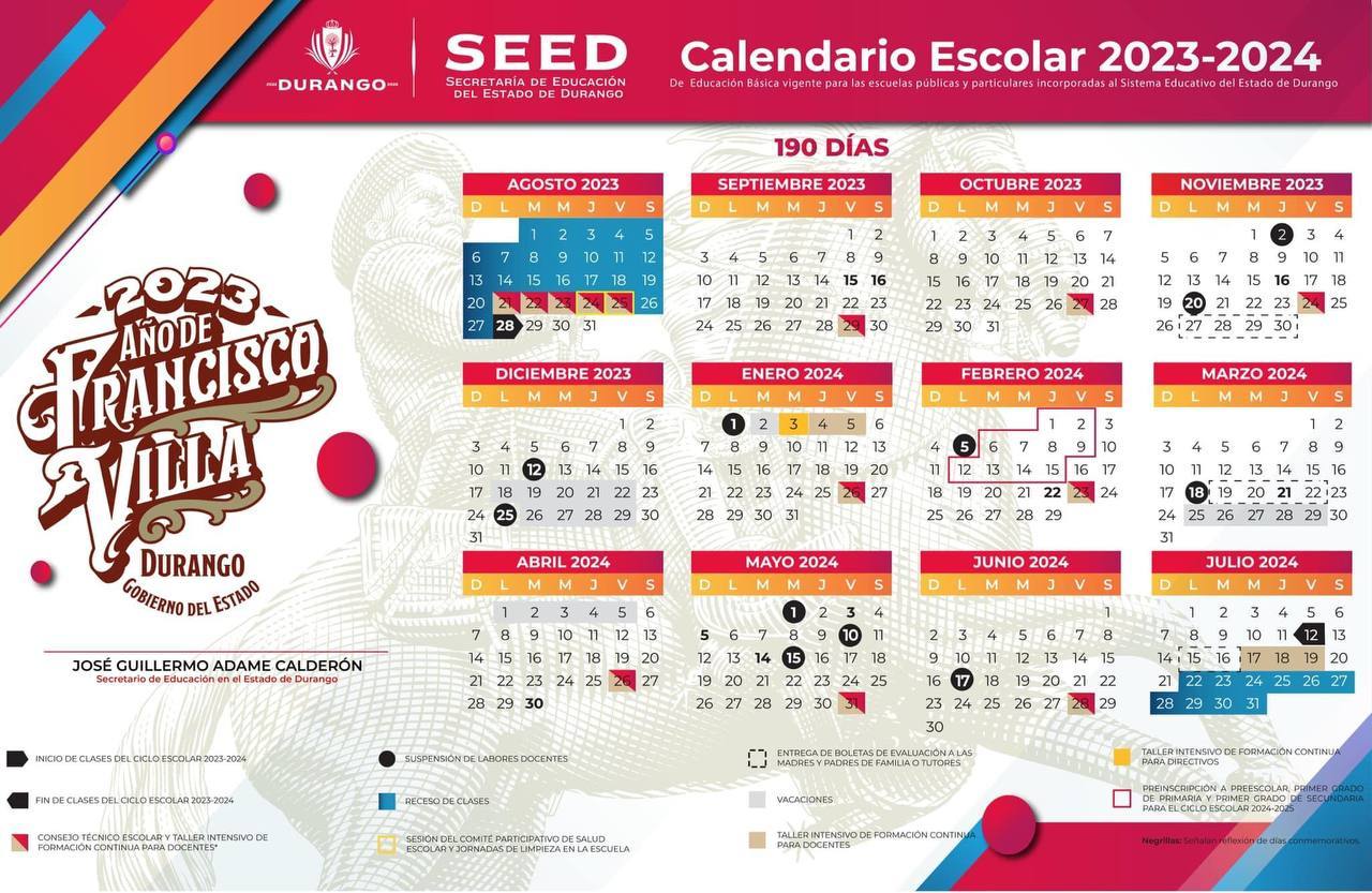 Durango ajusta calendario escolar para el ciclo 20232024 El Siglo de