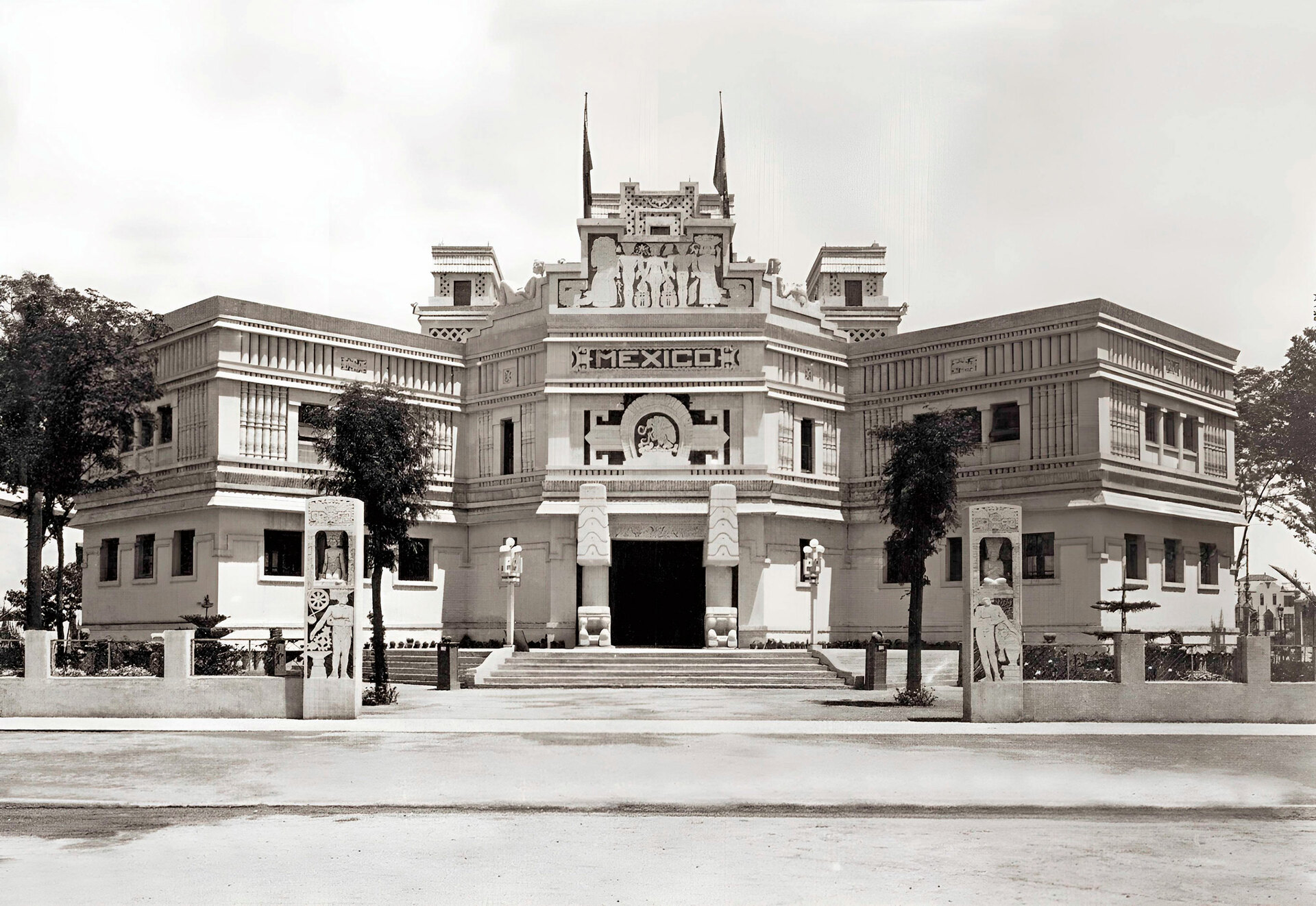 Pabellón de México para la exposición de Sevilla de 1929. Crédito: Sutori