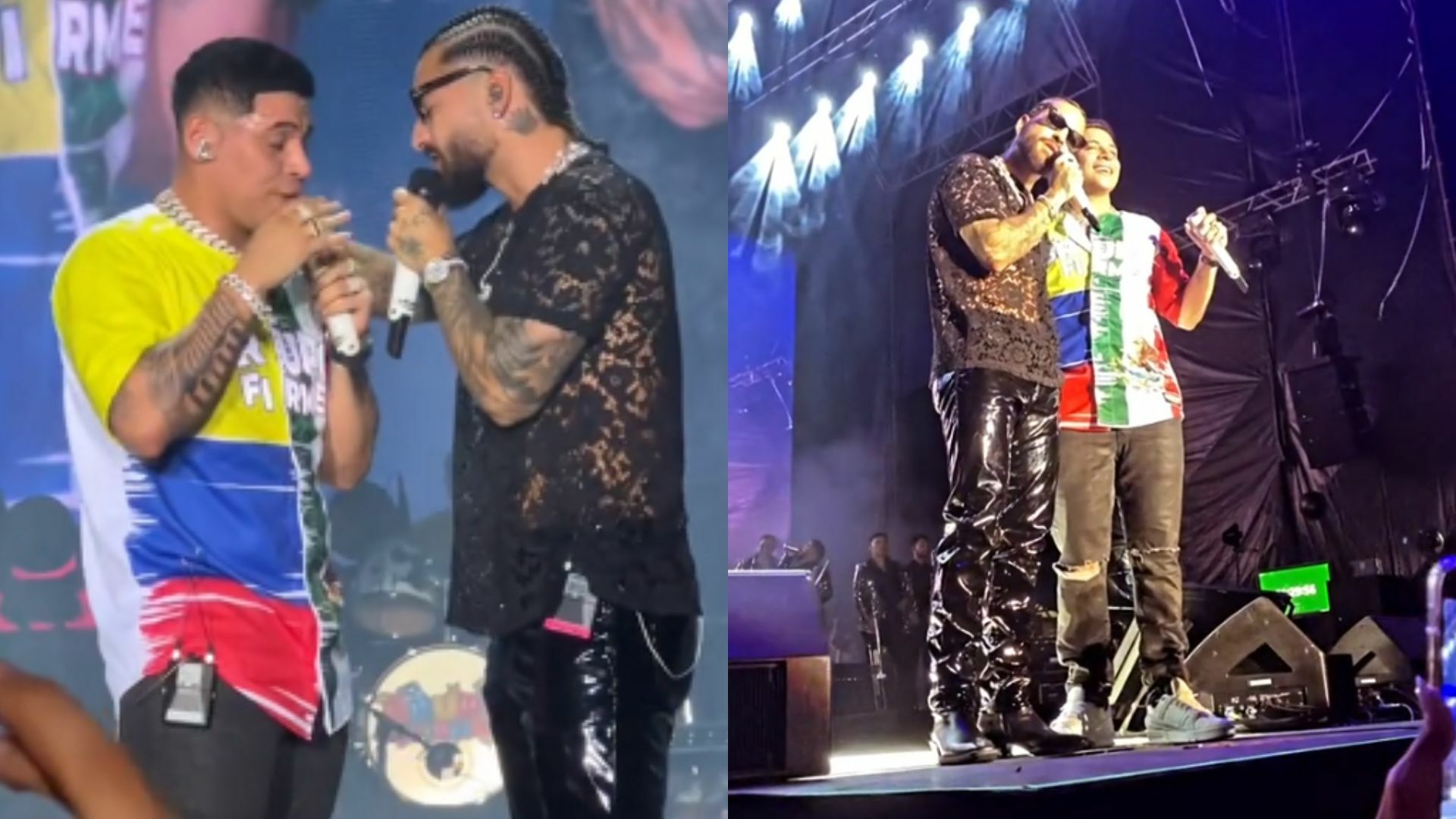 VIDEO: Maluma sorprende en concierto de Grupo Firme en Medellín