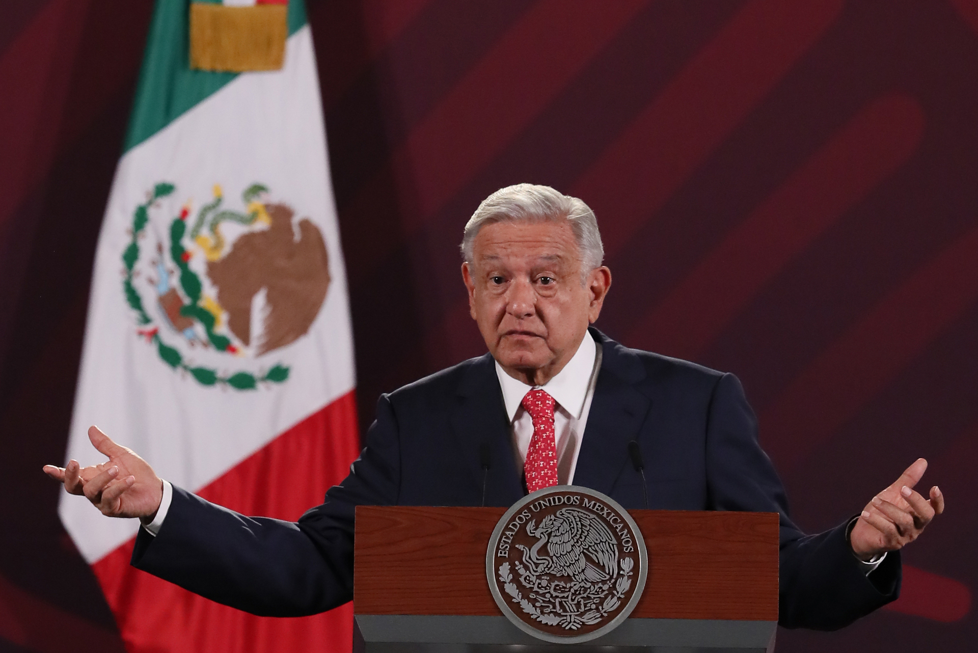 El conflicto entre López Obrador y Gálvez se ha acrecentado desde que la senadora anunció en junio pasado su intención de ser la candidata presidencial de Va por México. (EFE)