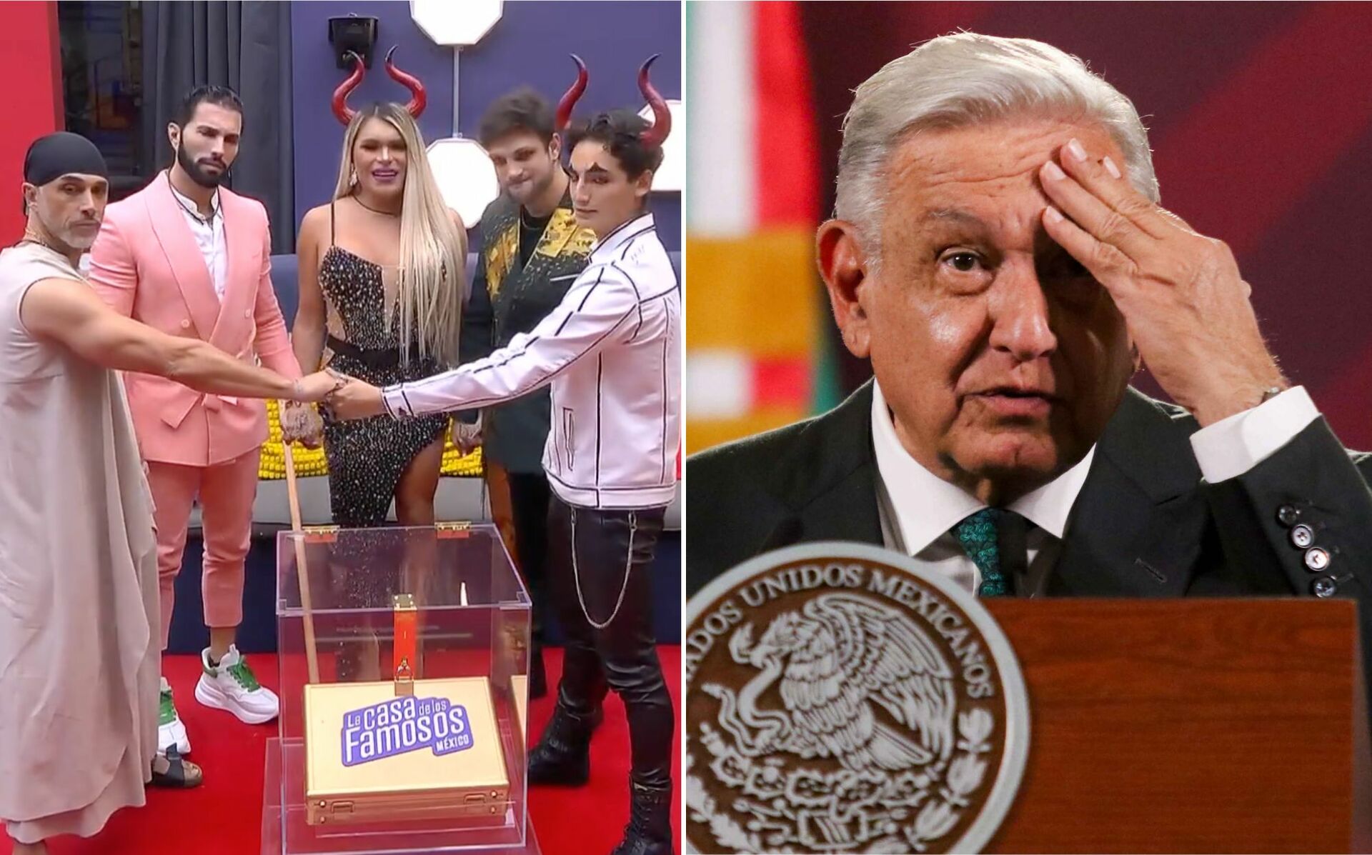 En redes sociales, se ha comparado la cantidad de votos que han recibido los habitantes de La Casa de los Famosos México con el récord que tuvo AMLO para llegar a la Presidencia en 2018.