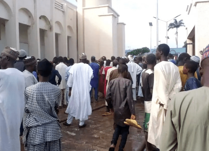 At least eight people die after the collapse of a mosque in Nigeria