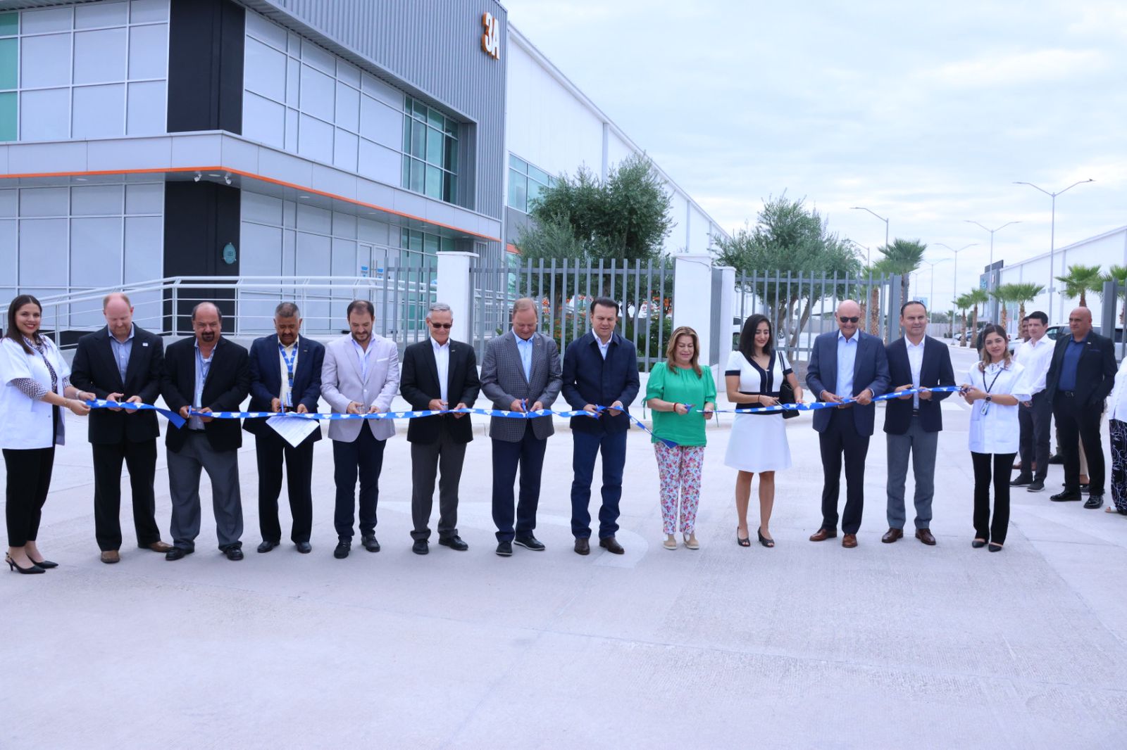 Esta mañana se inauguró la planta Vishay. (VAYRON INFANTE) 
