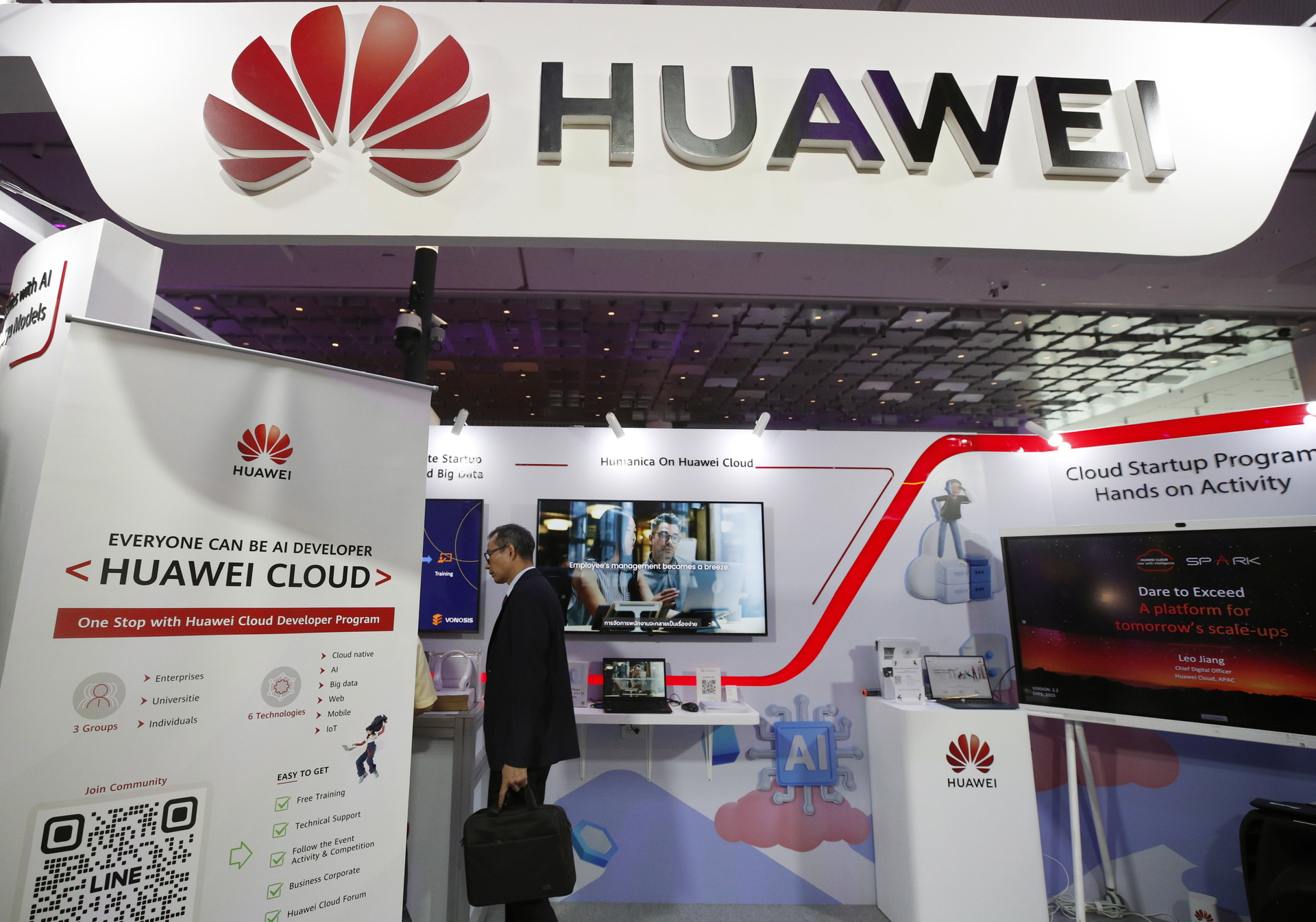 En 2019, Huawei fue puesto en la lista negra del gobierno de Estados Unidos. (EFE)