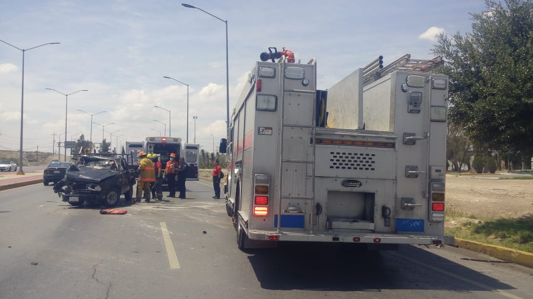 Termina lesionado luego de dormitar al volante en Ramos Arizpe