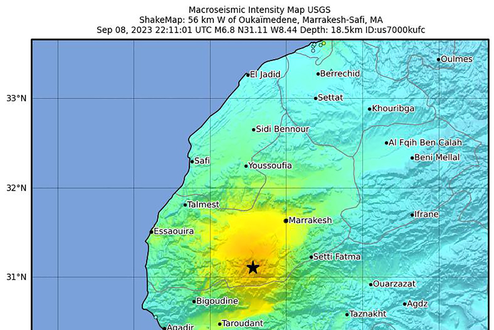 Embassy does not report Mexican victims after earthquake in Morocco
