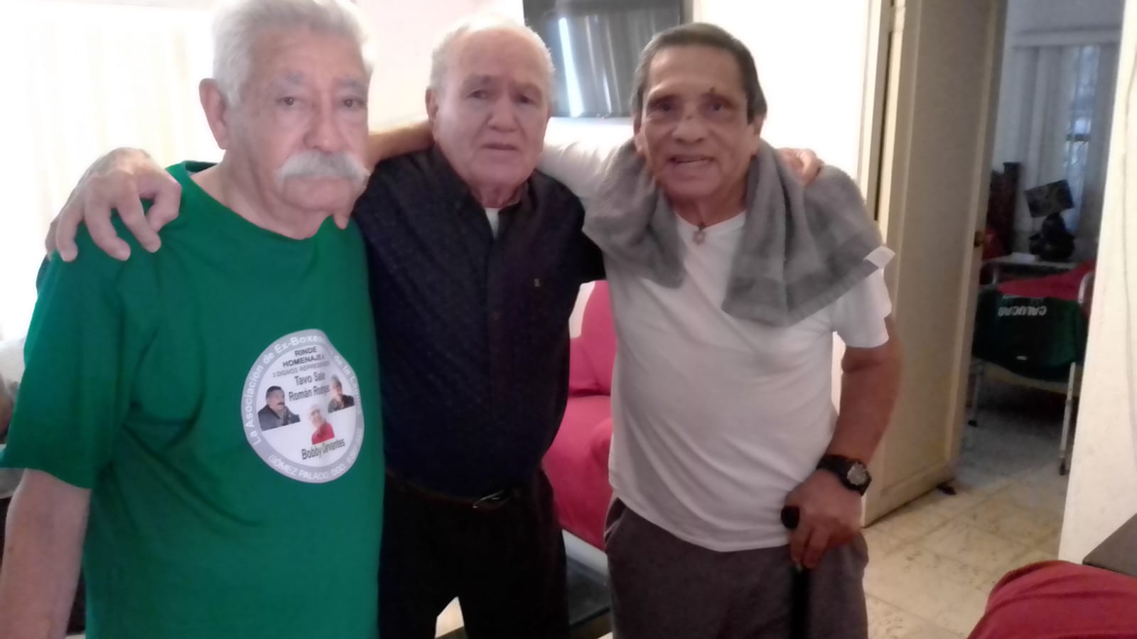 Román Rodríguez, 'Bobby' Cervantes y 'Tavo' Salas, serán reconocidos este sábado debido a su gran trayectoria dentro del pugilismo (ESPECIAL)
