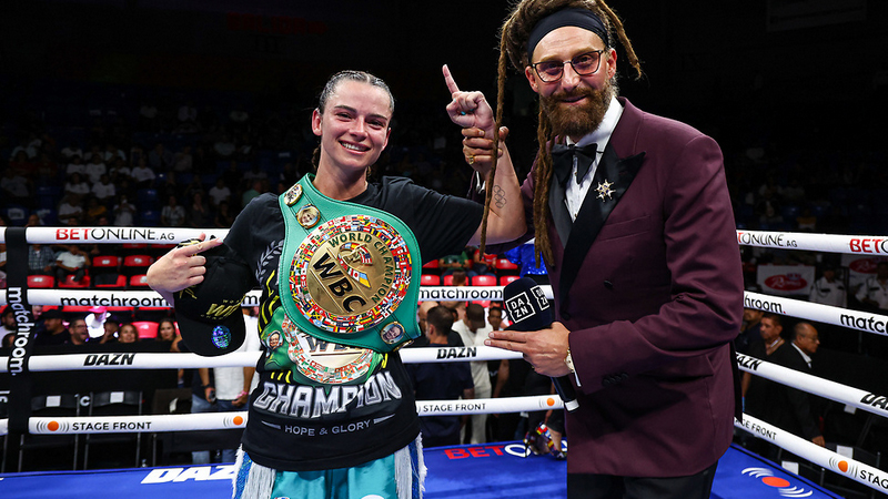 Skye Nicolson se coronó campeona interina Pluma del Consejo Mundial de Boxeo