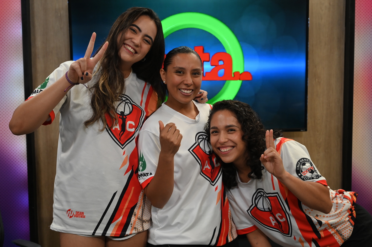 Jugadoras estuvieron presentes en el show META a Fondo.