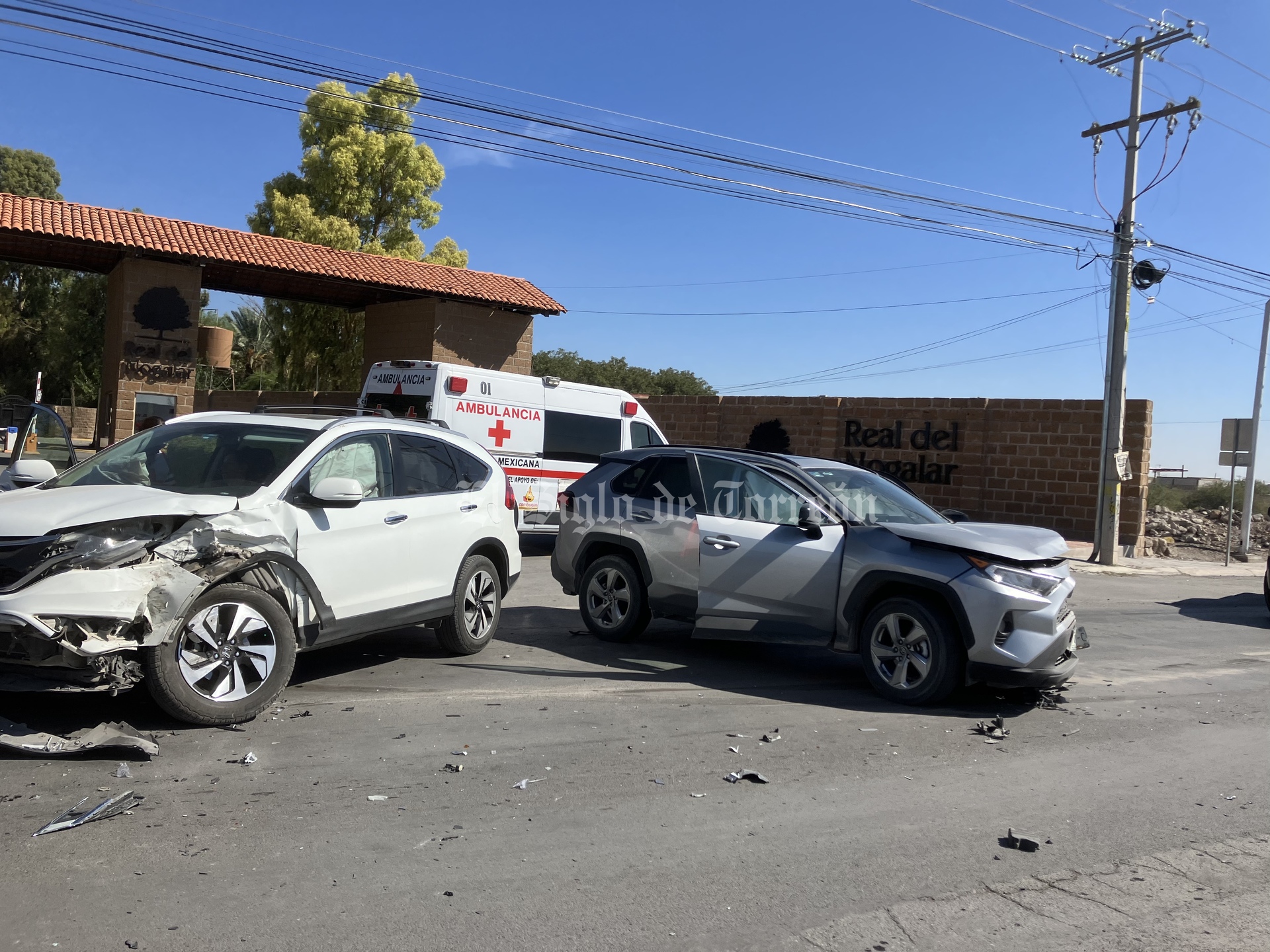 Choque en Torreón deja dos lesionadas