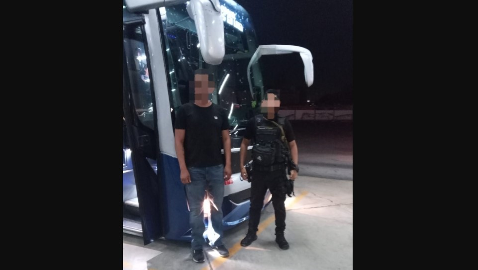 Los elementos de la Policía Municipal auxiliaron al hombre.